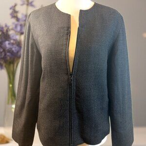 Pendleton Women's Black and white Wool Blazer/Jacket 12 offiecore business